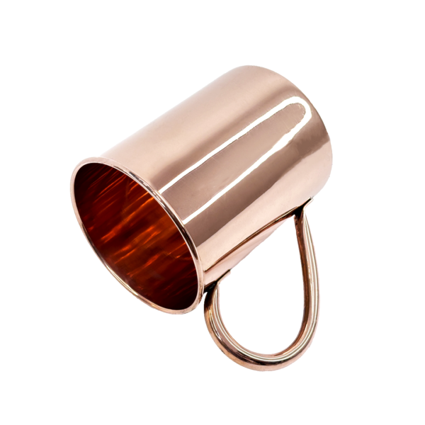 Plan Copper Mug | Pure Copper Drinking Cup | 400ml | Handcrafted for Ayurveda Benefits (Unity Handicrafts)