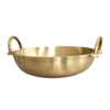 Handcrafted Brass Kadhai – Traditional Indian Cookware for Frying, Sautéing & Slow Cooking (Unity Handicrafts)"