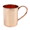 Plan Copper Mug | Pure Copper Drinking Cup | 400ml | Handcrafted for Ayurveda Benefits (Unity Handicrafts)