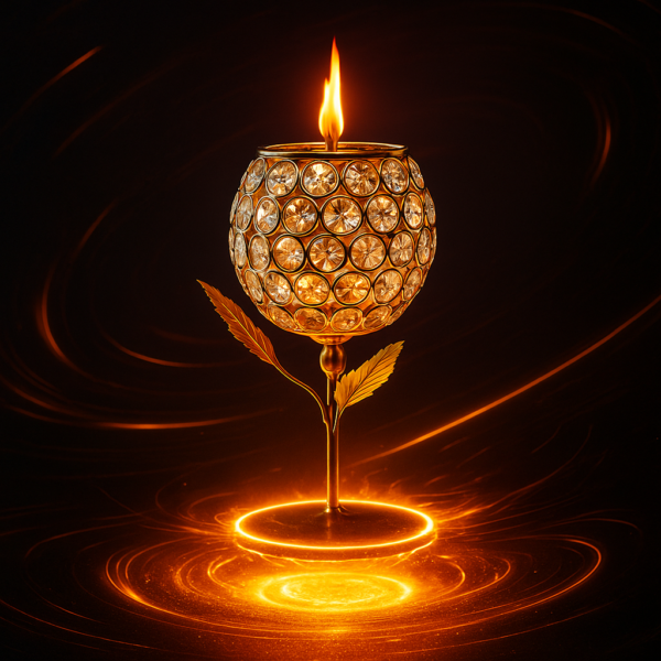 ( Unity Handicrafts ) Premium Home Décor Tealight Holder – Dining Table Accent | Elegant Tealight Candle Stand – Indoor & Outdoor Decor