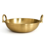 Brass Kadhai for Indian Cooking – Deep Fry & Stir Fry Pot by Unity Handicrafts