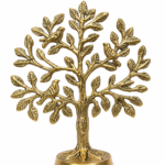 Unity Handicrafts Brass Tree of Life with Birds Showpiece